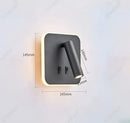 Axyaa Adjustable USB Wall Lamp for Bedroom Study, Minimalist LED Reading Light