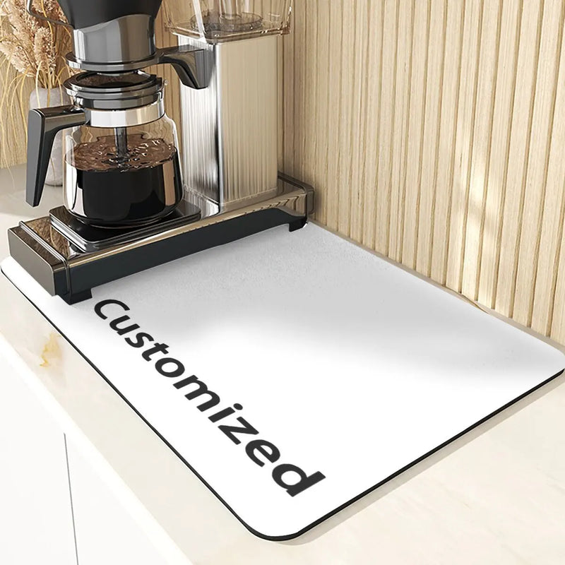 Axyaa Kitchen Absorbent Drying Mat - Customizable Color Pattern Mats
