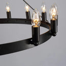 Axyaa Industrial Retro Iron Pendant Lamp LED Chandelier for Home and Hospitality