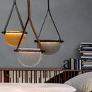 Axyaa Contemporary Glass Pendant Light for Modern Living Spaces
