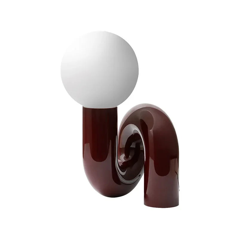 Axyaa Nordic Red Modern Children's Bedroom Bedside Soft Decoration Light Luxury Table