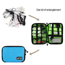 Axyaa Electronics Organizer Bag: USB Charger Power Bank Cable Case