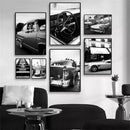 Luxury Car Canvas Poster Prints for Home Decor by Axyaa