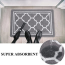 Axyaa Absorbent Anti-Slip Doormat - Indoor/Outdoor Floor Protector Rug