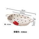 Axyaa Wave Point Rose Ceramic Tableware Set