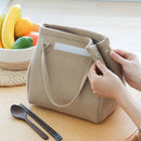 Axyaa Large Insulated Jute Lunch Bag for Women and Kids – Thermal Bento Box Tote anti