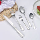 Axyaa Stainless Steel Tableware Set - Knife, Fork, Spoon & Steak Set