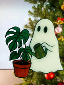 Axyaa Ghost Watering Plant Design Acrylic Hanging Decor for Home