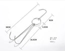 Axya Stainless Steel Meat Hooks for BBQ Roasts and Storage