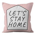Axyaa Geometric Letters Print Sofa Cushion Cover Home Decor Party Bedding