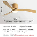 Axyaa 38-Inch Modern Simplicity Ceiling Fan with Lights & Remote Control
