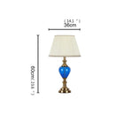 Axyaa Ceramic Table Lamp: Elegant LED Desk Light for Contemporary Home & Hotel Decor