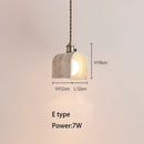 Axyaa Yellow Cave Stone Pendant Lamp - Modern Japanese Wabi Sabi LED Chandelier