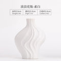 Axyaa Wave Ceramic Vase for Home Decor & Wedding Flower Arrangement