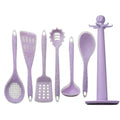 Axyaa Silicone Wooden Handle Kitchenware Set