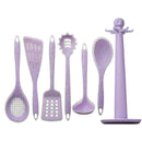 Axyaa Silicone Wooden Handle Kitchenware Set