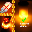 Axyaa LED Flame Light Bulb - 4 Modes Party Fire Effect KTV Festival Garden Decor