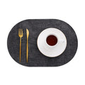 Axyaa Oval Gift Placemats: Heat Resistant Non-Slip Table Mats for Kitchen & Dining