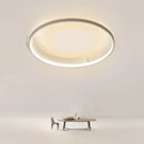 Axyaa LED Ceiling Lamp: Modern Minimalist Round Nordic Design for Living Room Bedroom Dining Lighting