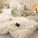 Axyaa Double Bed Quilt: Autumn Winter Soy Fiber Queen Size Comforter