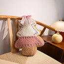 Gingerbread People Girls Pillow Set by Axyaa - Festive Bedroom and Sofa Decor