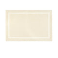 Axyaa Burlap Geometric Placemats: Rustic Heat Resistant Farmhouse Table Mats