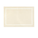 Axyaa Burlap Geometric Placemats: Rustic Heat Resistant Farmhouse Table Mats