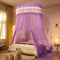 Axyaa Summer Dome Mosquito Net for Bedroom Decor, 1.5m/1.8m Bed, Romantic Canopy Netting