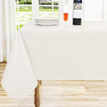 Axyaa Waterproof Vinyl Tablecloth: Easy Clean Table Cover for Dining, Parties, Camping