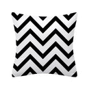Axyaa Geometry Polyester Cushion Cover 45x45, Decorative Sofa Pillowcase Blue Yellow Black Home Décor