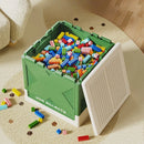 Axyaa Kids Block Toy Storage Box: Large Capacity, Stackable, Multifunctional Storage Organizer