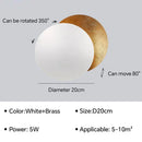 Axyaa Eclipse LED Wall Light for Home Decor & Lighting
