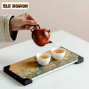 Axyaa Tea Tray Cake Rack Coffee Storage Board Insulation Pad Serving Dishes