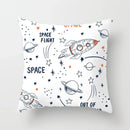 Axyaa Astronaut Theme Polyester Pillowcase Sofa Chair Cover 45x45cm