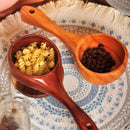 Axyaa Wooden Ramen Spoon Ladle Set - Japanese Style Kitchen Tableware