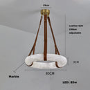 Axyaa Marble Chandelier: Trendy LED Pendant Light for Stylish Indoor Lighting