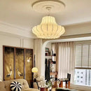 Axyaa Nordic Silk Chandelier LED Pendant Lights for Home Decor