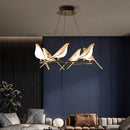 Axyaa Nordic Bird Pendant Chandelier for Living Room Bedroom