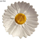 Axya Daisy Ceramic Dinner Plate Creative Tableware