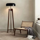 Nordic Art Solid Wood Floor Lamp for Bedroom & Living Room Decor by Axyaa