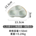 Axyaa Ceramic Three Grid Seasoning Dish Set - Molecular Cuisine Tableware