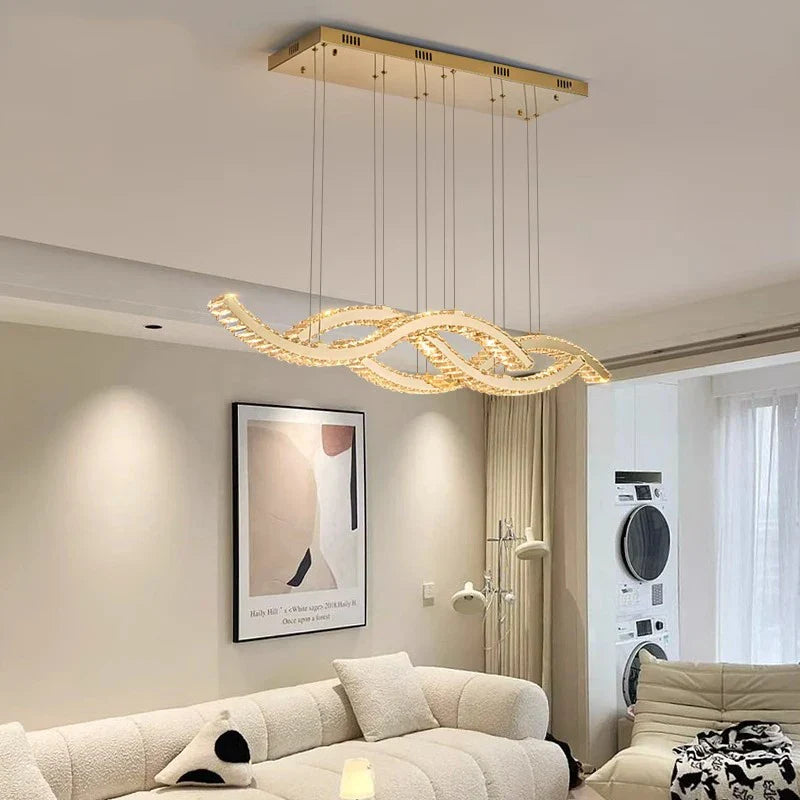 Axyaa Modern Pendant Lights LED Chandelier Ceiling Lamp Dining Room Hanging Light