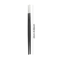 Axyaa Stainless Steel Japanese Chopsticks Pair - Multicolor Metal Sticks for Festivals & Parties.