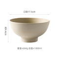 Axyaa Handmade Rough Pottery Irregular Bowl Set for Molecular Cuisine Tableware