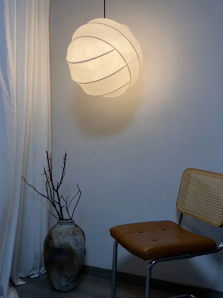 Axyaa Silk Pendant Light: Stylish Pholc Turner Chandelier for Home and Shop