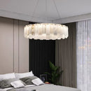 Modern Marble Ceiling Chandelier for Living Room and Dining Area by Axyaa