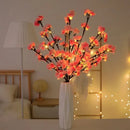 Peach Blossom Branch Light by Axyaa: Indoor Outdoor Fairy Lights for Christmas
