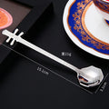 Axyaa Titanium-Plated Guitar Spoon - Music Bar Creative Gift - Stainless Steel