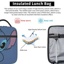 Axyaa Stitch Insulated Lunch Bag: Portable Thermal Cooler for School and Office