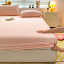 Axyaa Soft Cotton Mattress Cover for Single/Double/King/Queen Bed